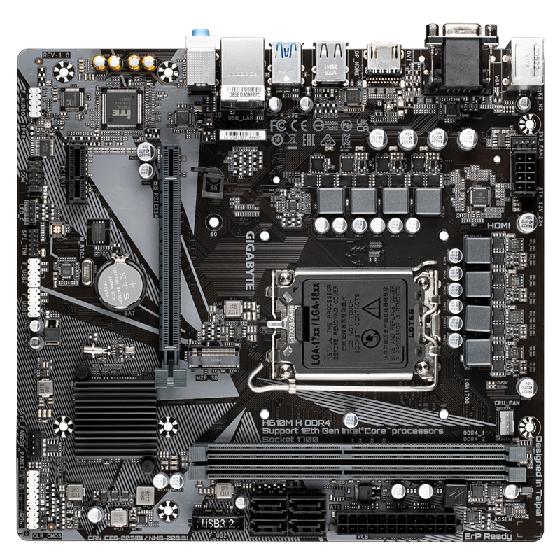 GIGABYTE H610M-H V2 DDR5 m-ATX Gaming Motherboard