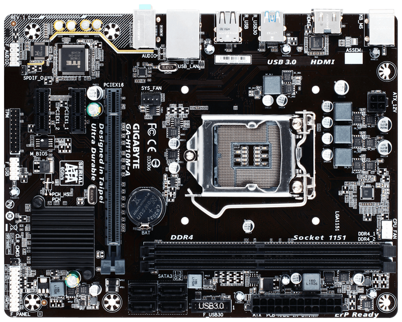 H110M-K ASUS MICRO ATX MOTHERBOARD