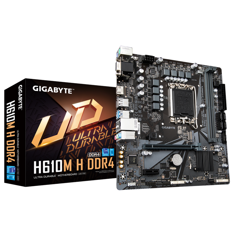 GIGABYTE H610M-H V2 DDR5 m-ATX Gaming Motherboard