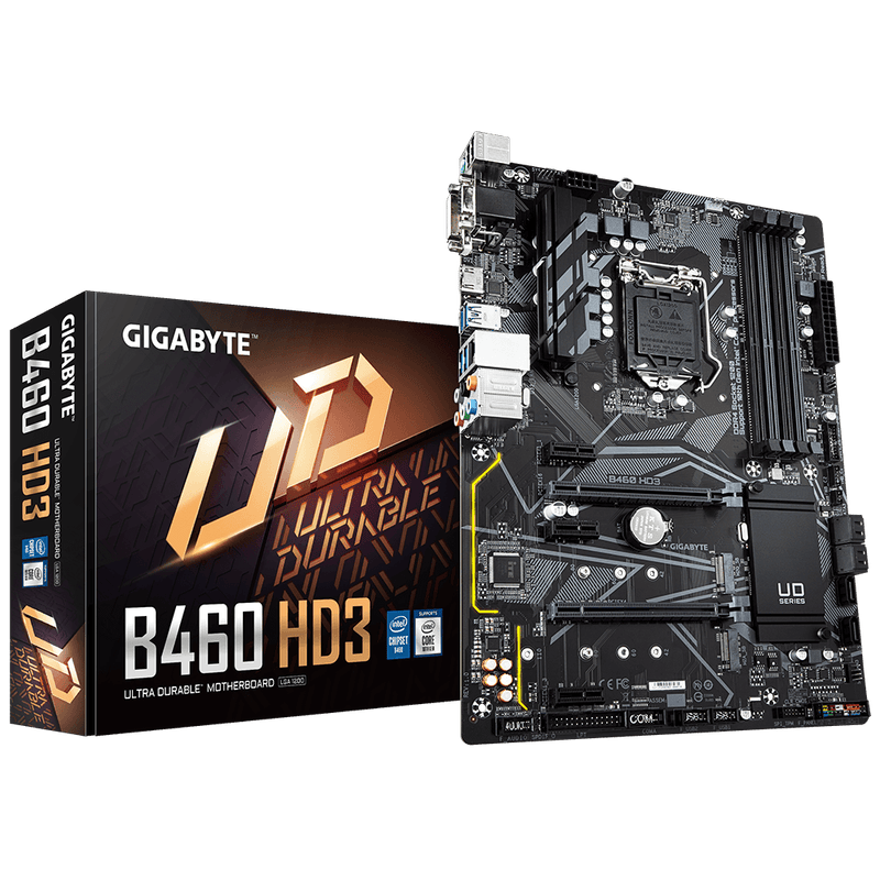 Gigabyte B460 HD3 Intel® B460 Ultra Durable Motherboard