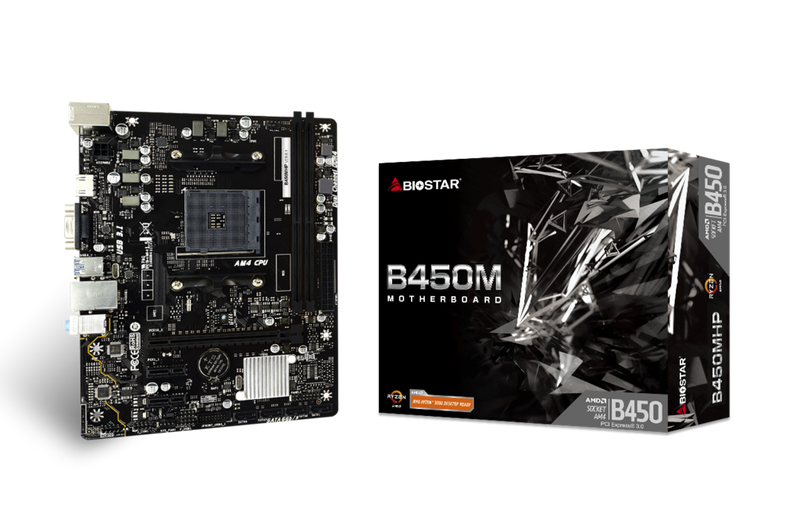 BIOSTAR B450MHP AMD Motherboard